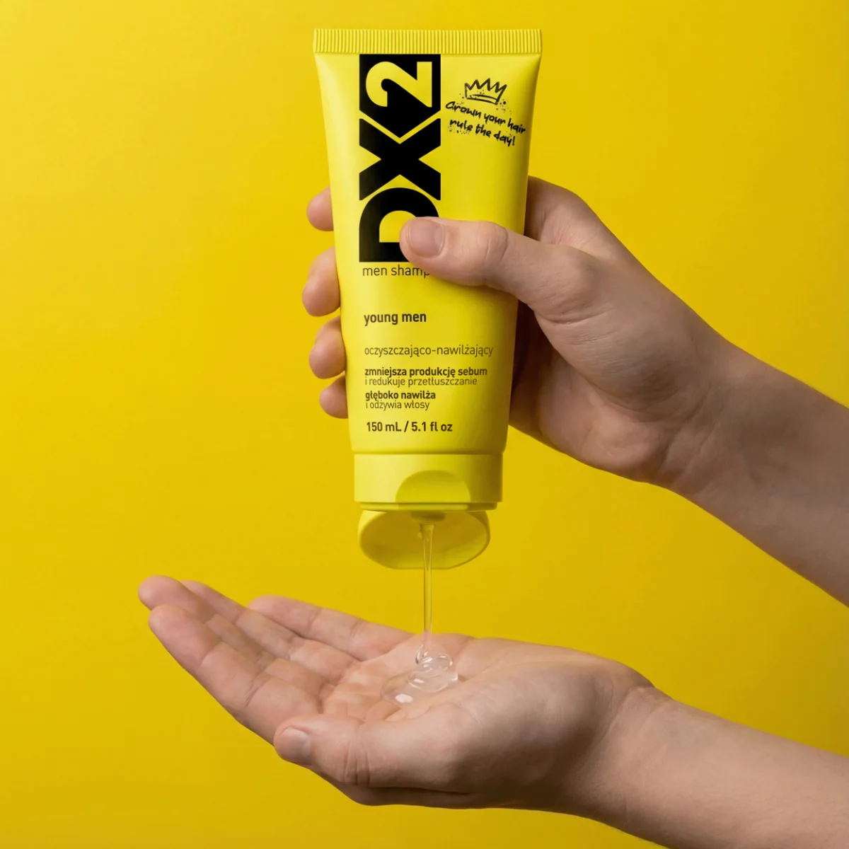 DX2 Young Men szampon dla mężczyzn, oczyszczająco-nawilżający 150 ml
