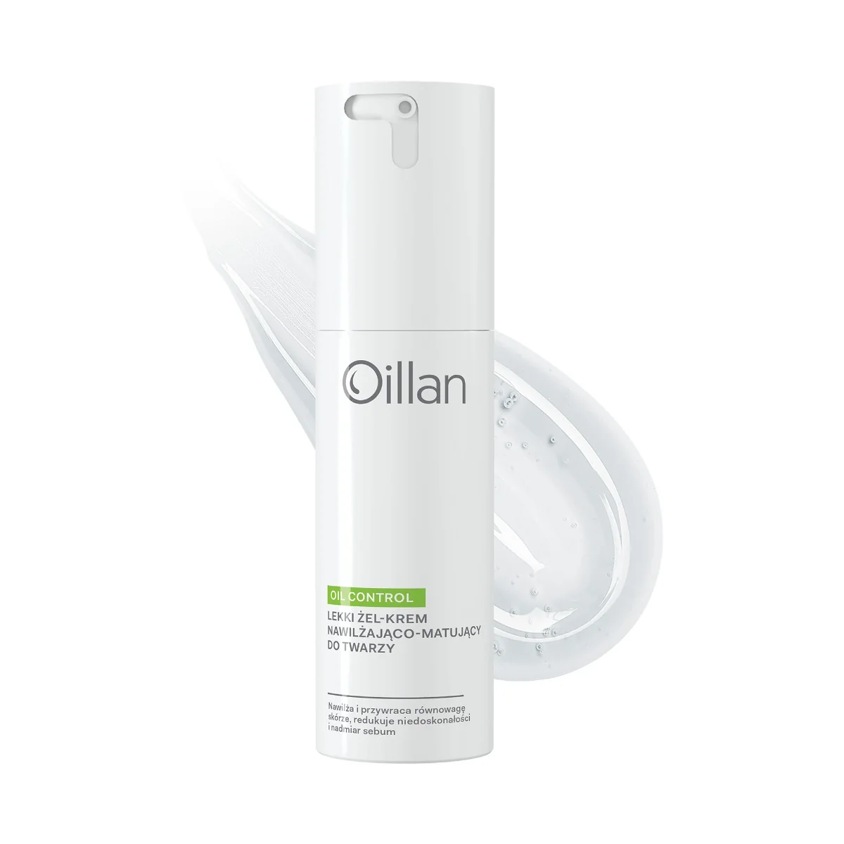 Oillan Oil Control lekki żel-krem nawilżająco-matujący do twarzy, 50 ml