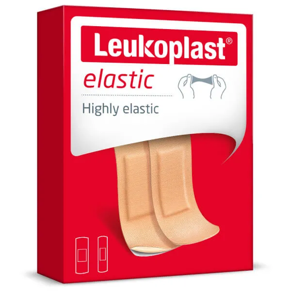 Leukoplast Elastic, plaster z opatrunkiem, 20 sztuk 