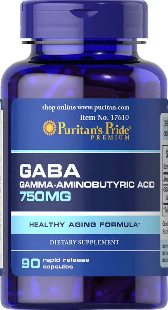 Puritan’s Pride Gaba 90 kapsułek