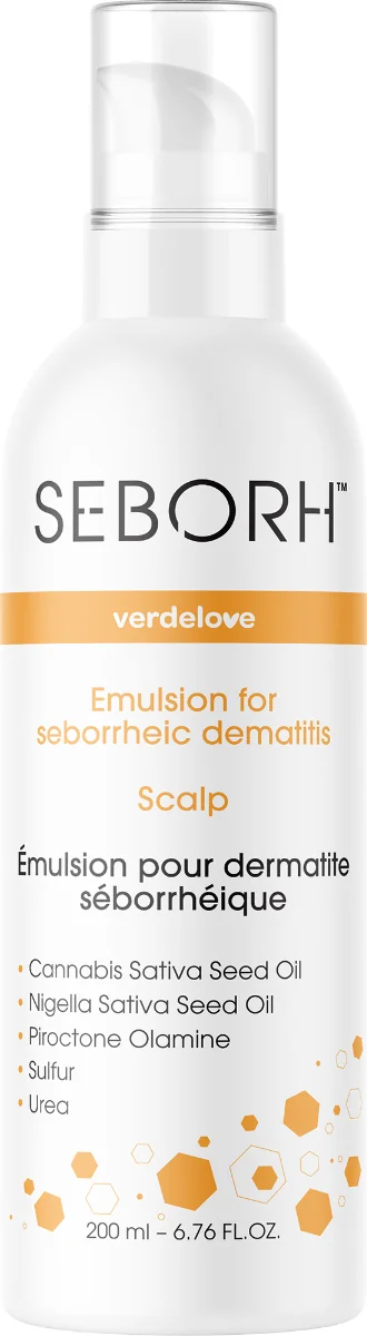 Verdelove Seborh Emulsja na łojotokowe zapalenie skóry głowy, 200 ml