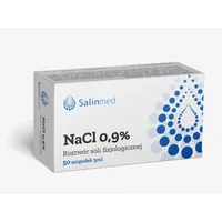 Salinmed NaCl 0,9%, roztwór soli fizjologicznej 5 ml, 50 sztuk