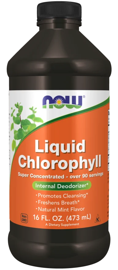 Now Foods Chlorofil płyn, 473 ml