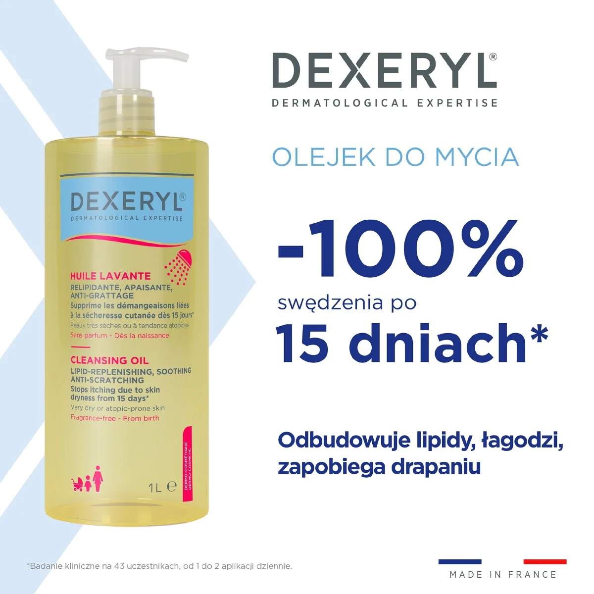 Dexeryl olejek do mycia, 1 l