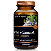 Doctor Life Olej z Czarnuszki, 800 mg, suplement diety, 100 kapsułek miękkich
