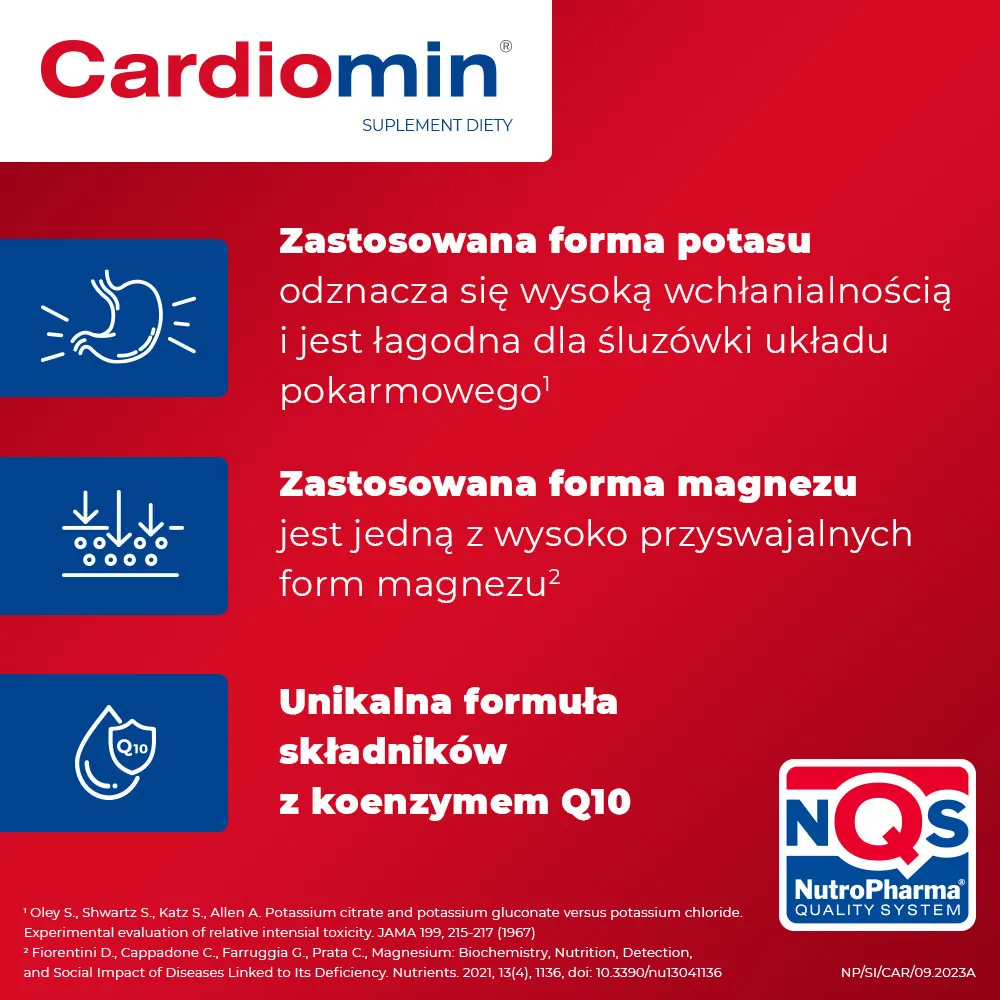 Cardiomin, suplement diety, 60 kapsułek 