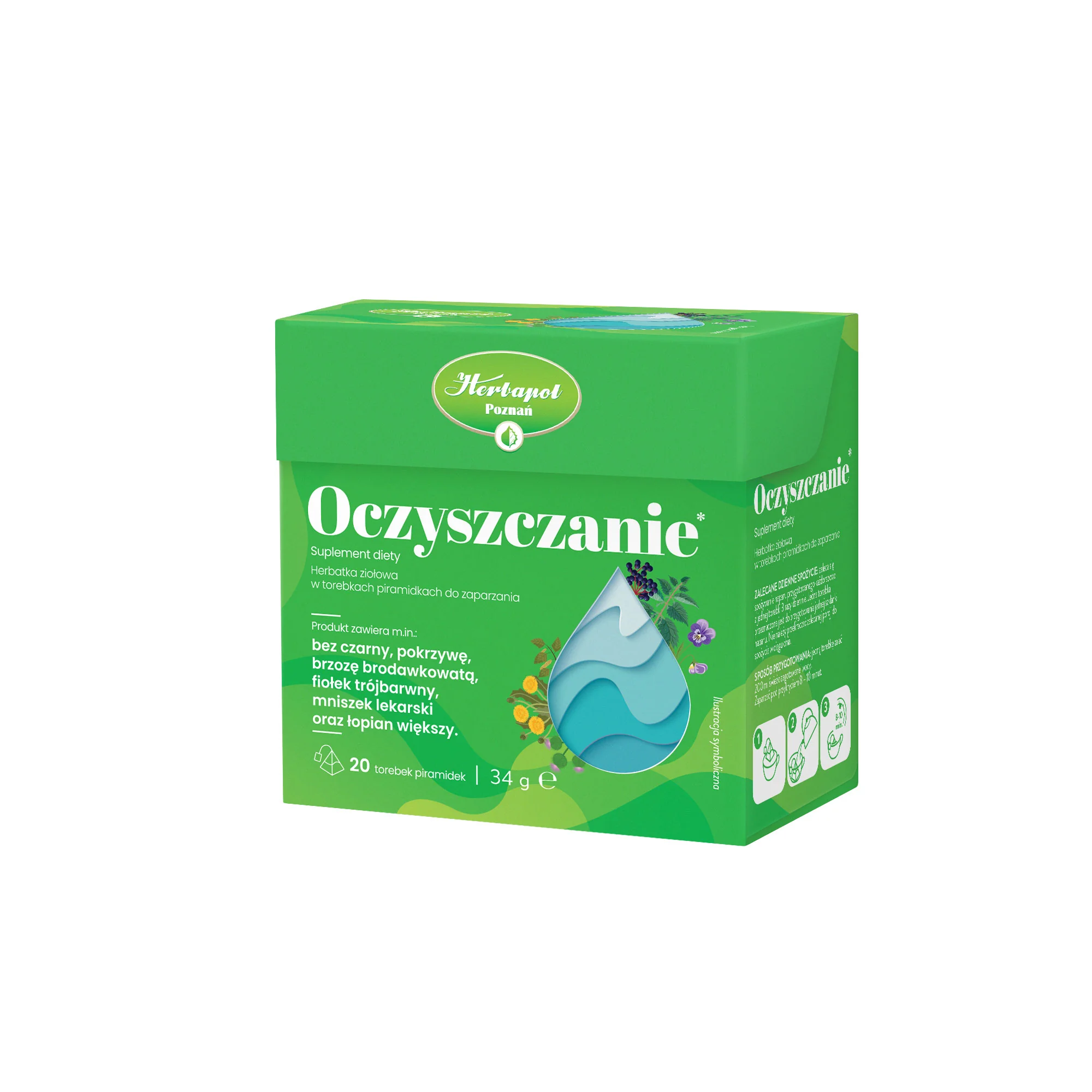 Herbapol Poznań Oczyszczanie, 20 torebek