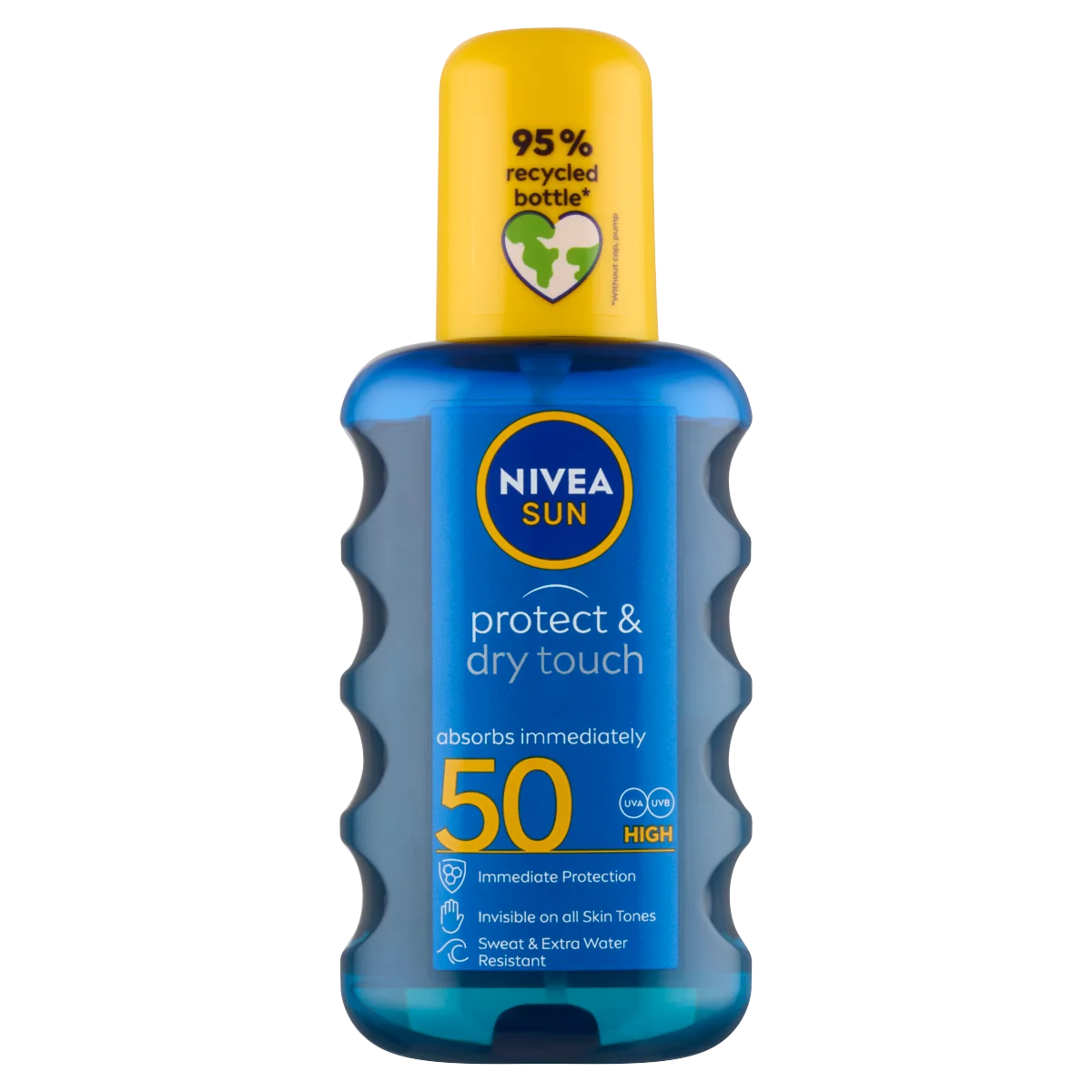 Nivea Sun Protect & Dry Touch niewidoczny spray do opalania SPF 50, 200 ml