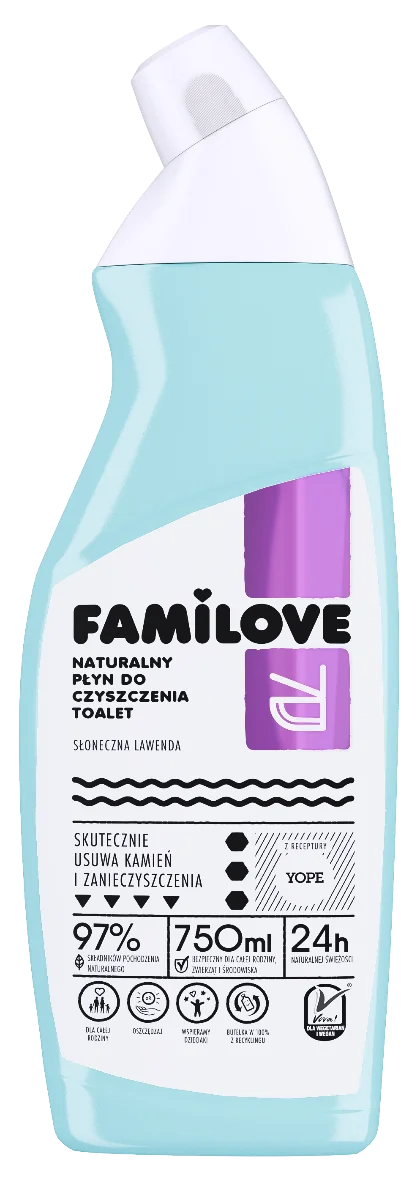 YOPE Familove naturalny płyn do WC, 750 ml