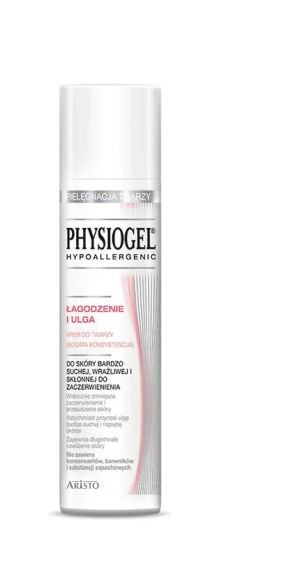 Physiogel Krem do twarzy łagodzący, 40 ml