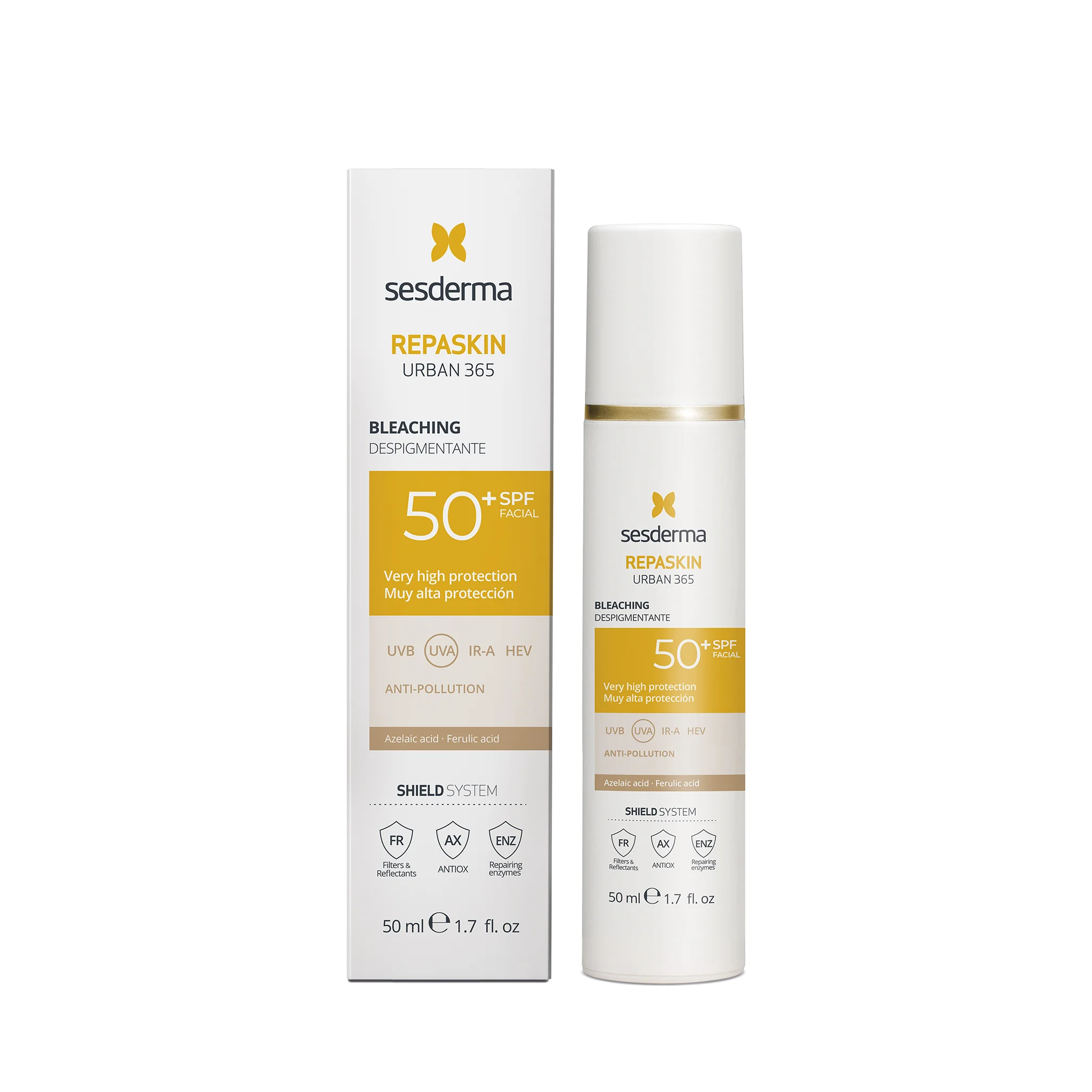 Sesderma Repaskin Urban 365 Depigmentacja krem do twarzy SPF 50+, 50 ml