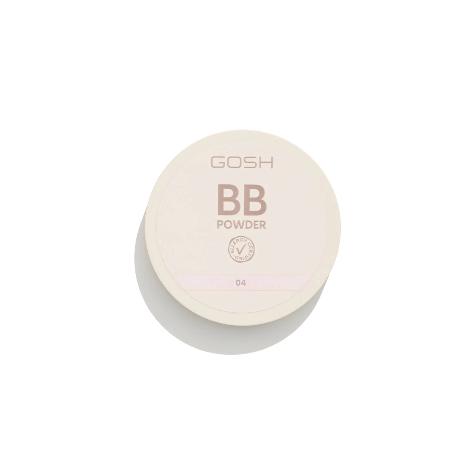 GOSH BB Powder puder prasowany 04 Beige, 6,5 g