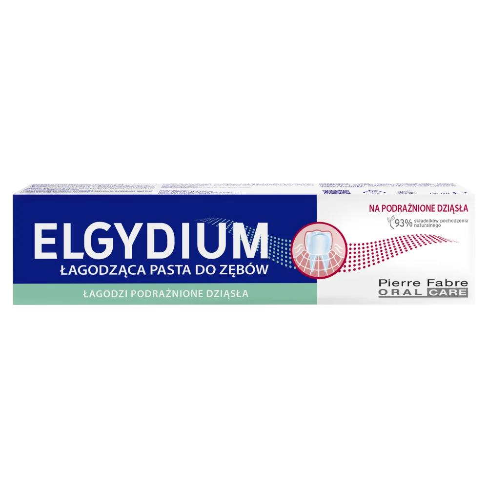 Elgydium pasta do zębów na podrażnione dziąsła, 75 ml