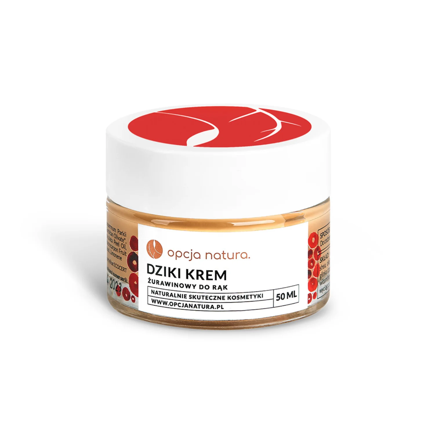 Opcja Natura Dziki Krem żurawinowy do rąk, 50 ml