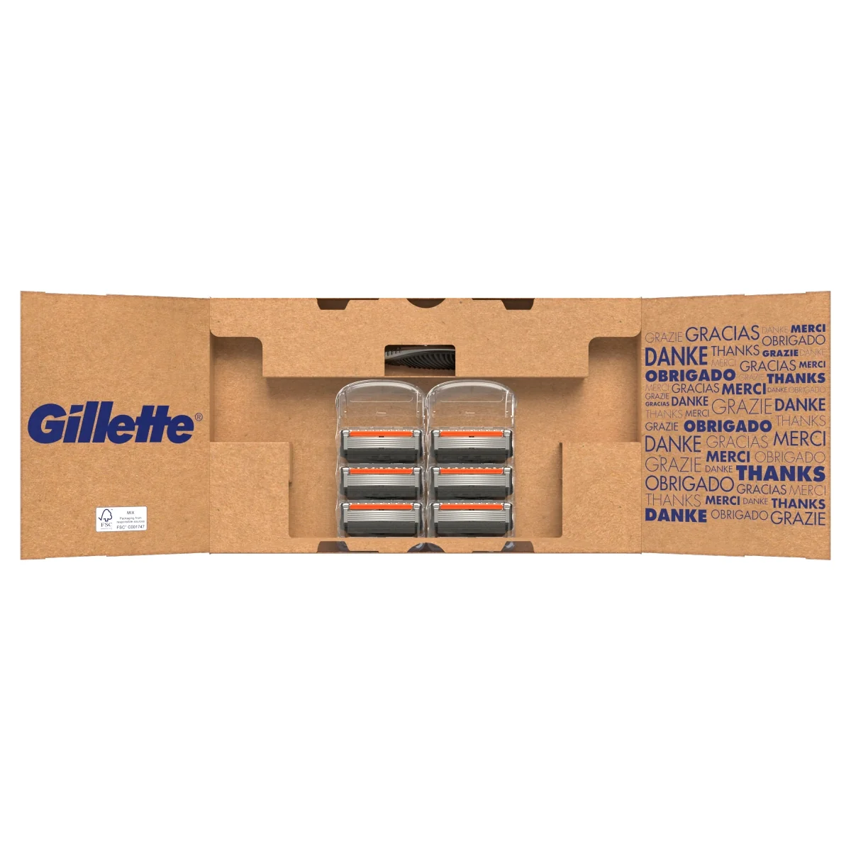 Gillette ProGlide maszynka do golenia dla mężczyzn, 6 ostrzy wymiennych