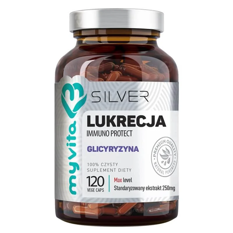 MyVita Silver Lukrecja 120 kapsułek