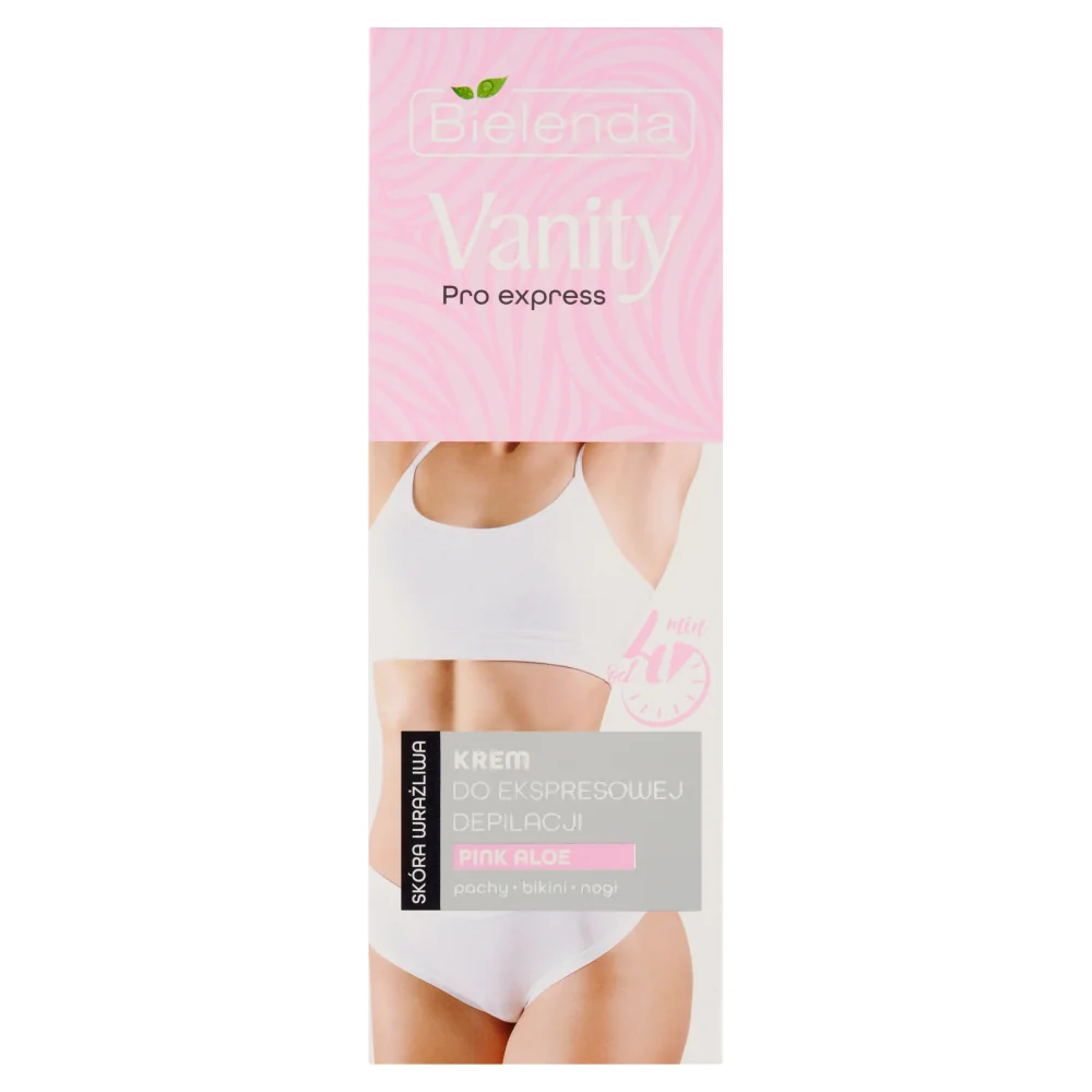 Bielenda Vanity Pro Expres Pink Aloe krem do ekspresowej depilacji, 75 ml