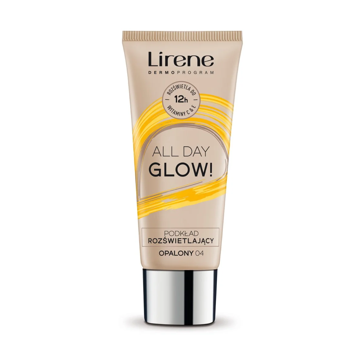 Lirene fluid rozświetlający z witaminą C nr 04 Opalony, 30 ml