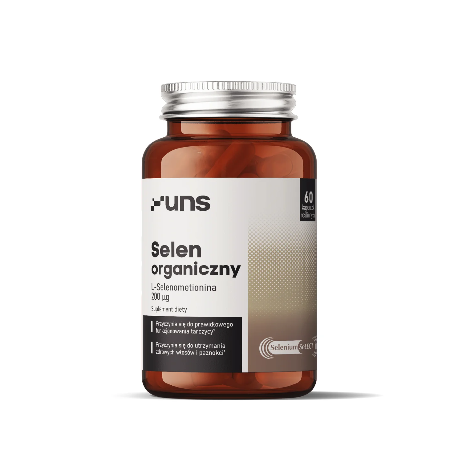 UNS Selen organiczny 60 kapsułek wege