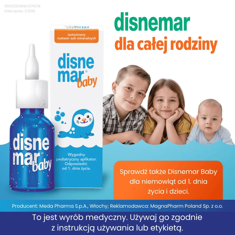 Disnemar aerozol do nosa dla dorosłych, 25 ml