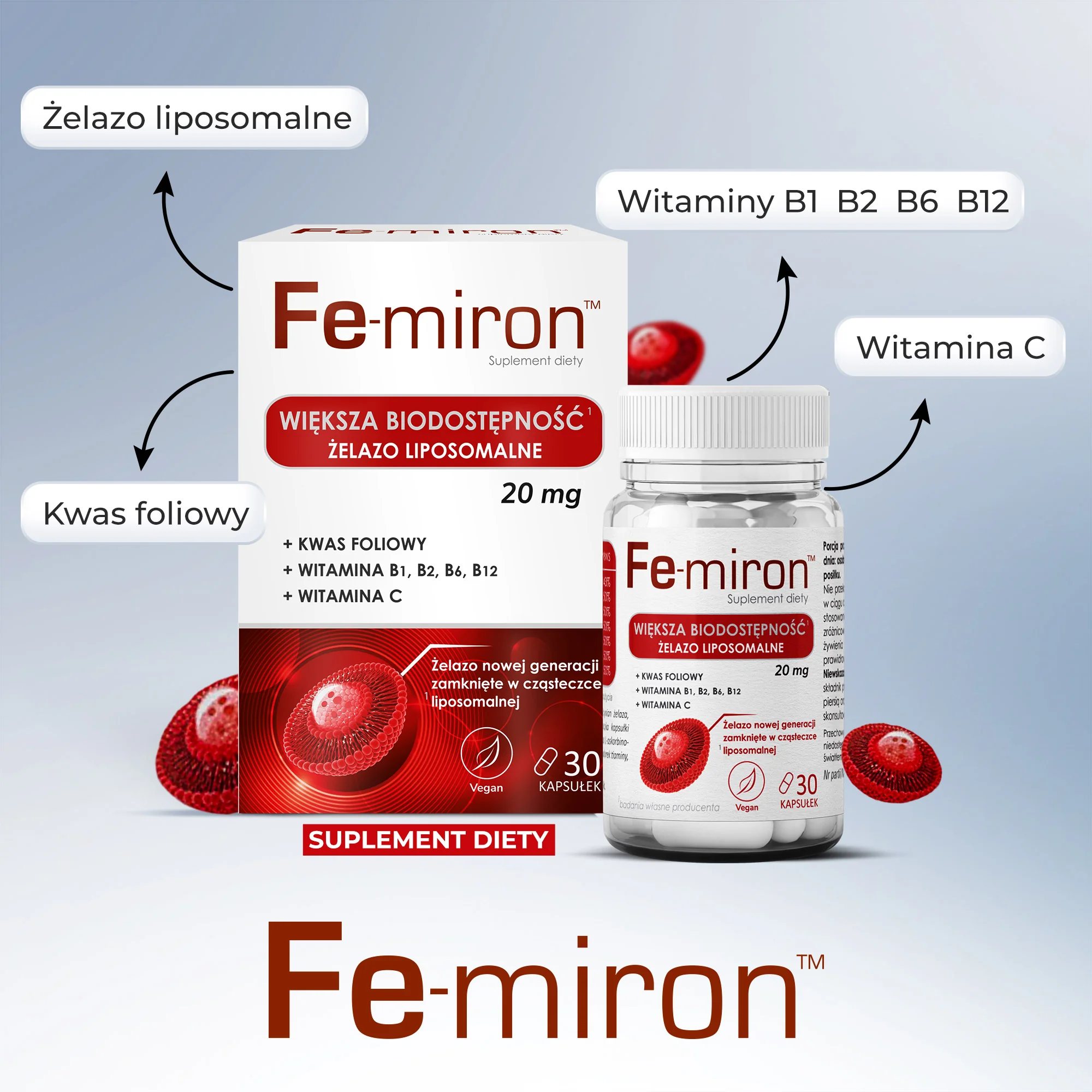 Domowa Apteczka Fe-miron 30 kapsułek