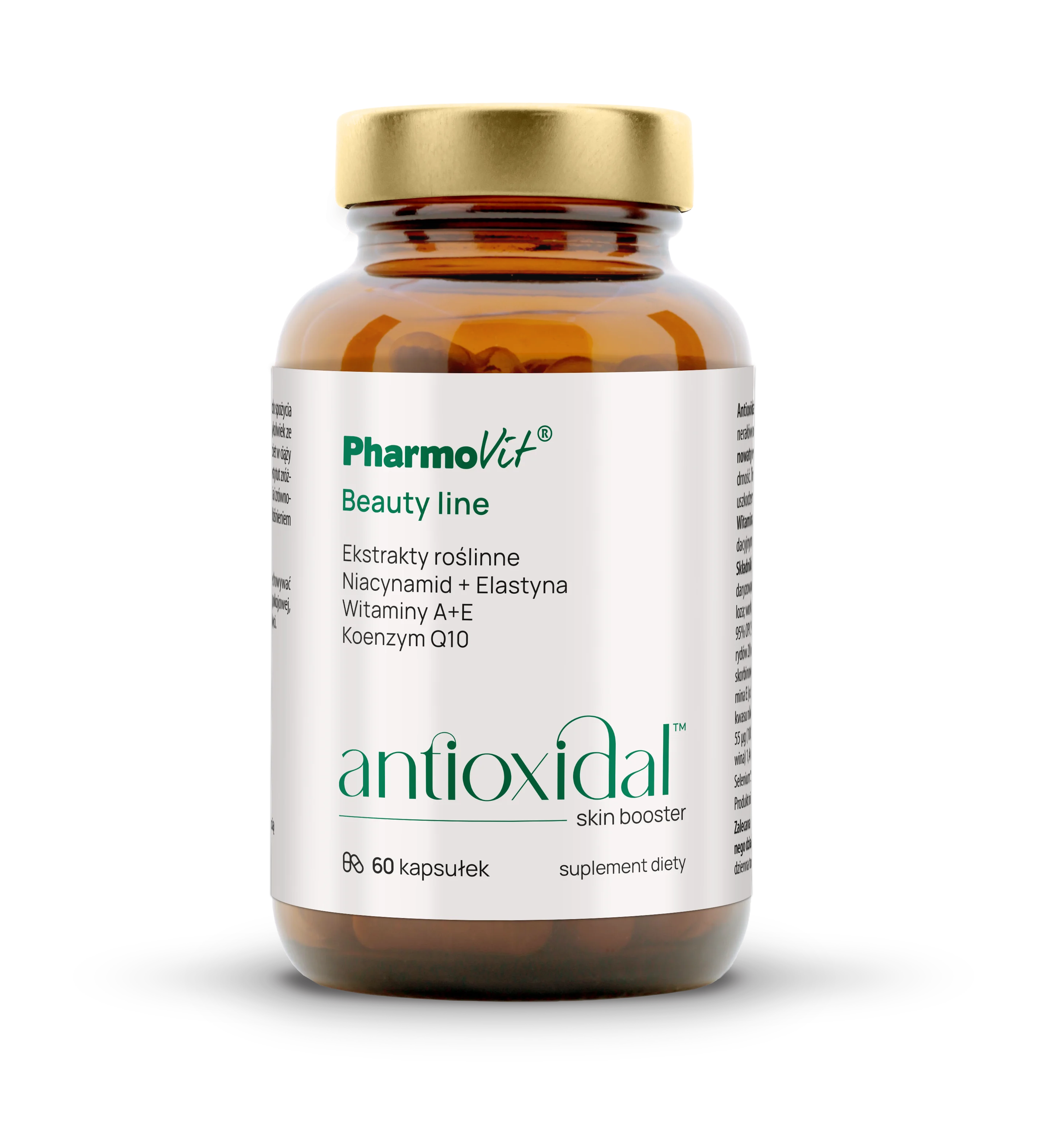 PharmoVit® Beauty Line Antioxidal™ Skin booster 60 kapsułek
