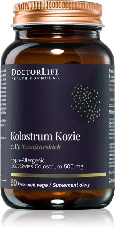 Doctor Life Kolostrum kozie z Alp Szwajcarskich 60 kapsułek