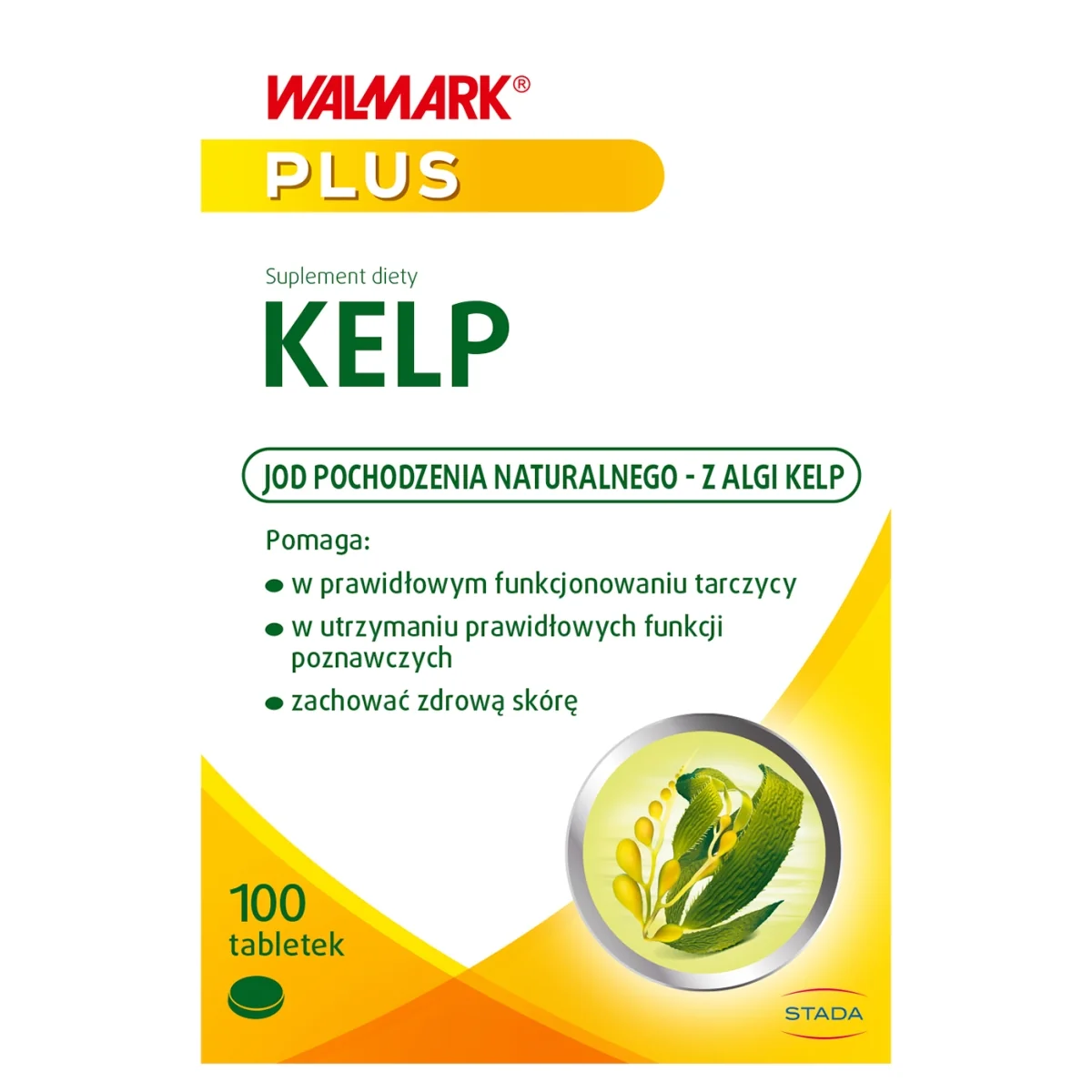 Kelp suplement diety, 100 tabletek