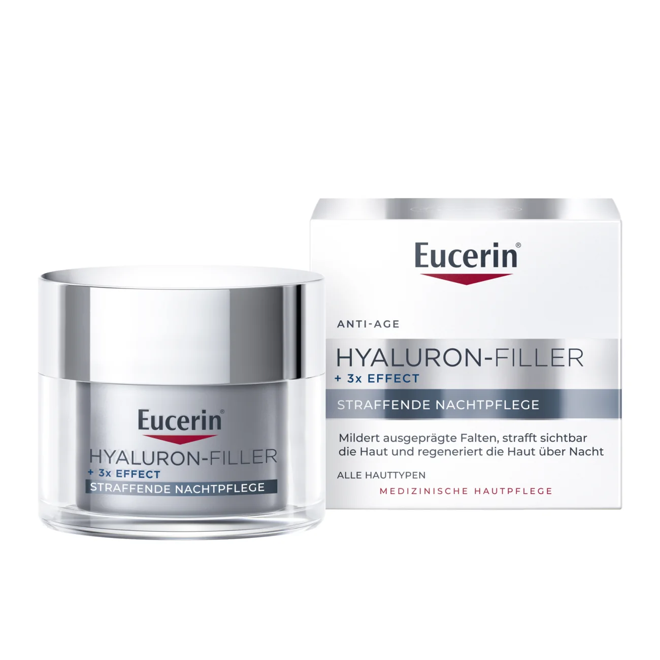 Eucerin Hyaluron-Filler przeciwzmarszczkowy krem na noc do każdego typu skóry, 50 ml