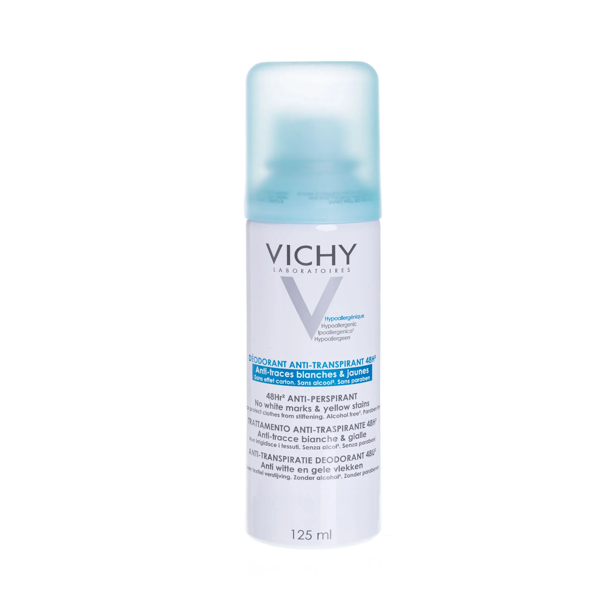 Vichy Anti-Trace, dezodorant antyperspirant w aerozolu, 125 ml 