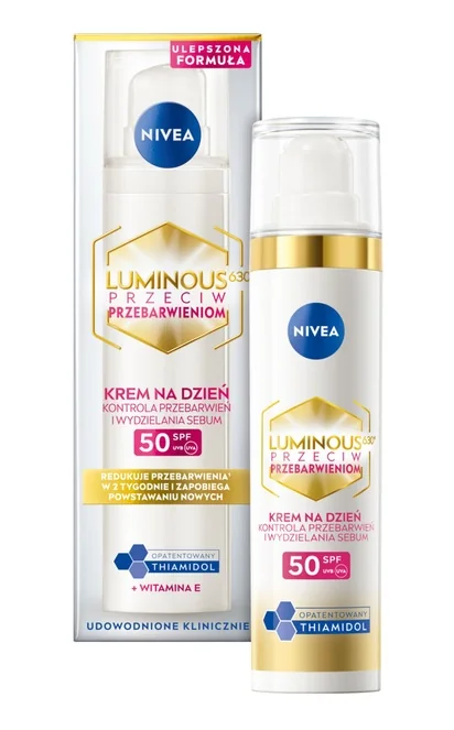 Nivea Luminous krem do twarzy przeciw przebarwieniom na dzień SPF50, 40 ml