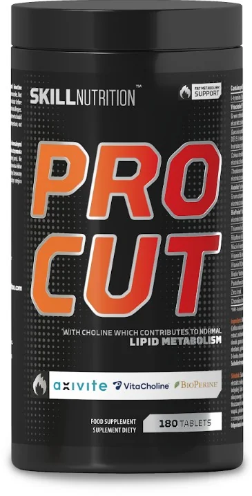 Skill Pro Cut Wsparcie Metabolizmu Tłuszczów, 180 tabletek