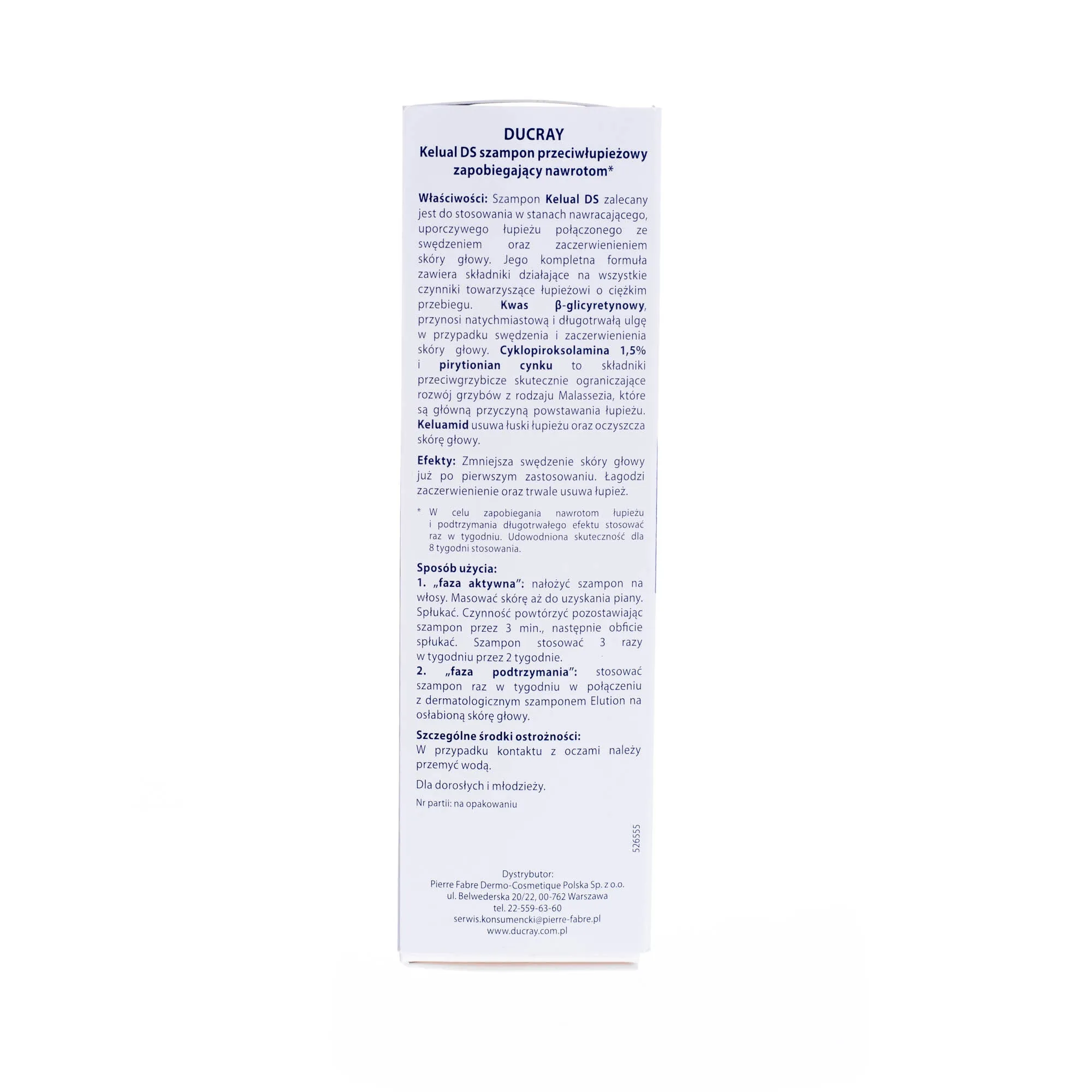 Ducray Kelual DS, specjalistyczny szampon przeciw łupieżowi, 100 ml 