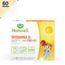 Naturell Witamina D dla dzieci, suplement diety, tabletki do rozgryzania i żucia, 60 sztuk