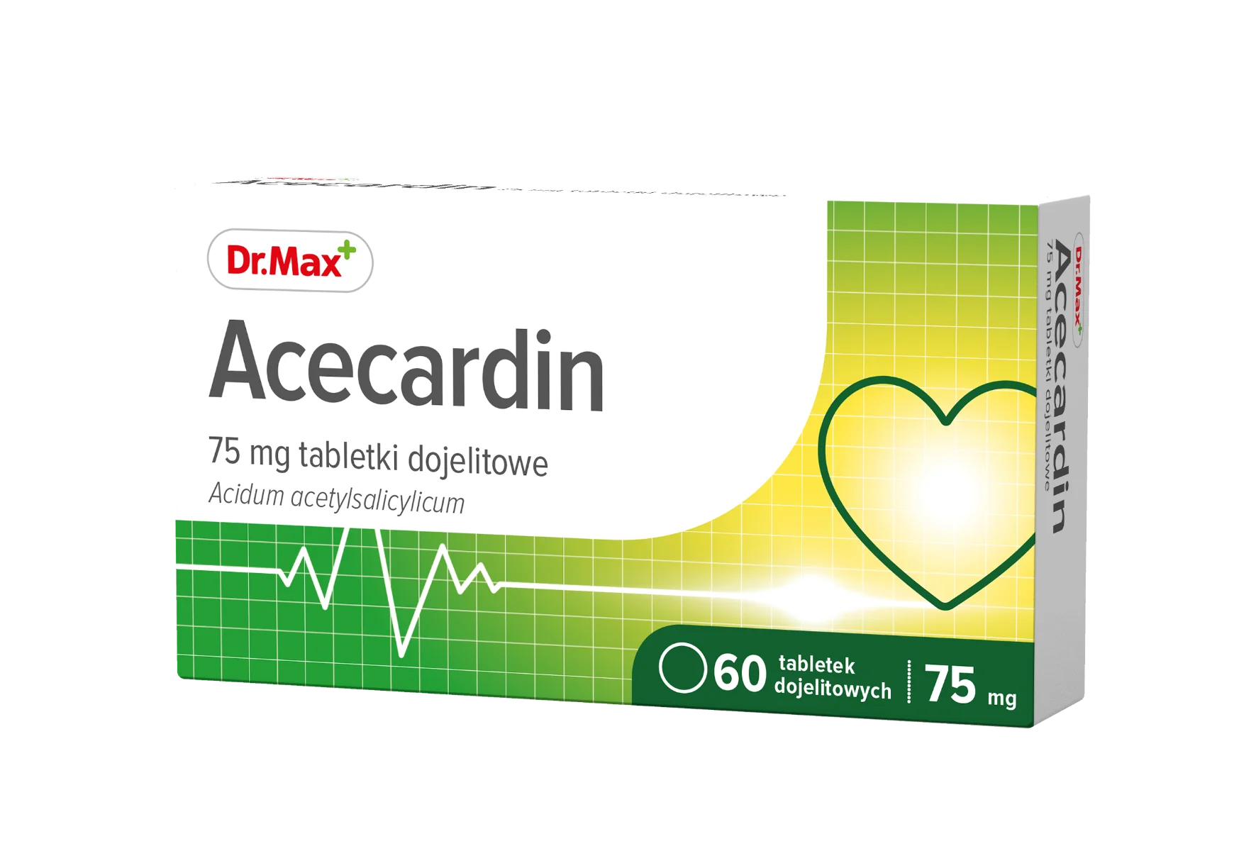 Acecardin 75 mg 60 tabletek dojelitowych