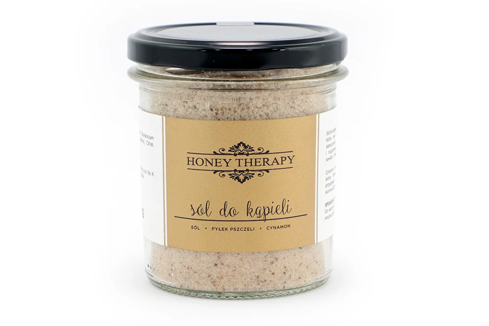 Honey Therapy sól do kąpieli z pyłkiem i cynamonem, 350 g