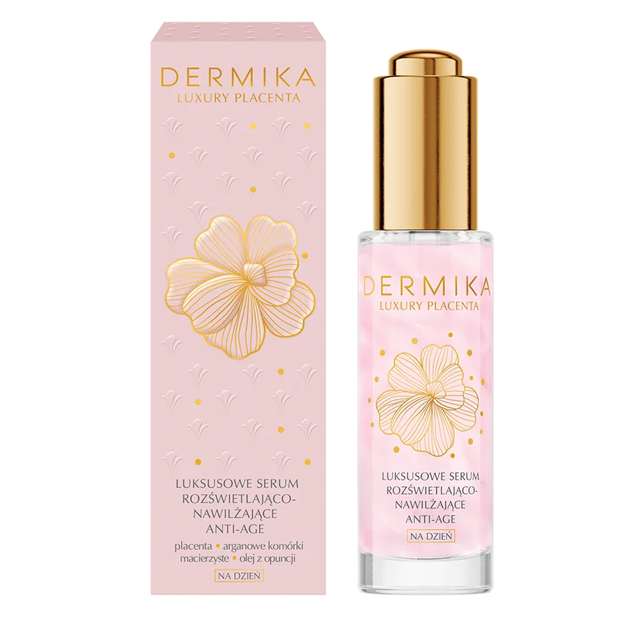 Luxury Placenta luksusowe serum rozświetlająco-nawilżające anti-age, 30 ml