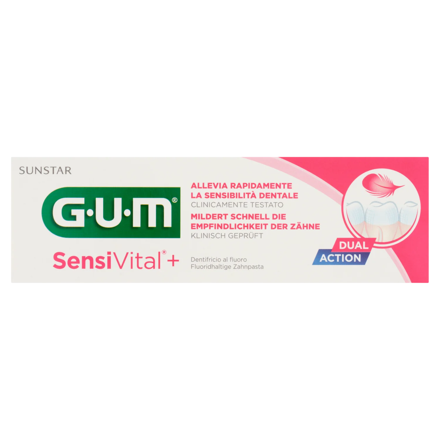 Sunstar Gum SensiVital+ pasta do zębów nadwrażliwych, 75 ml