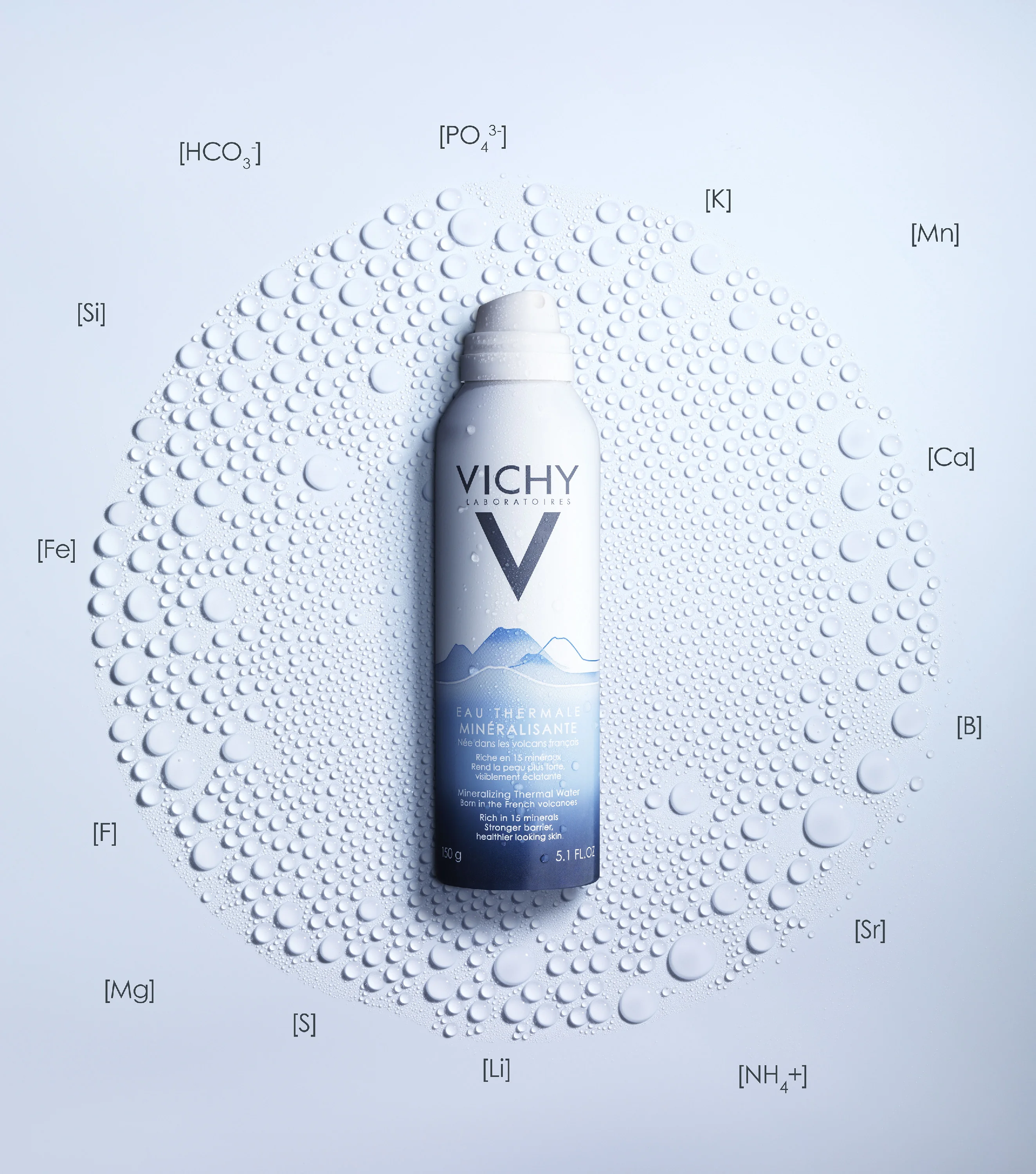 Vichy Eau Thermale Mineralisante woda termalna bogata w 15 minerałów, 150 ml