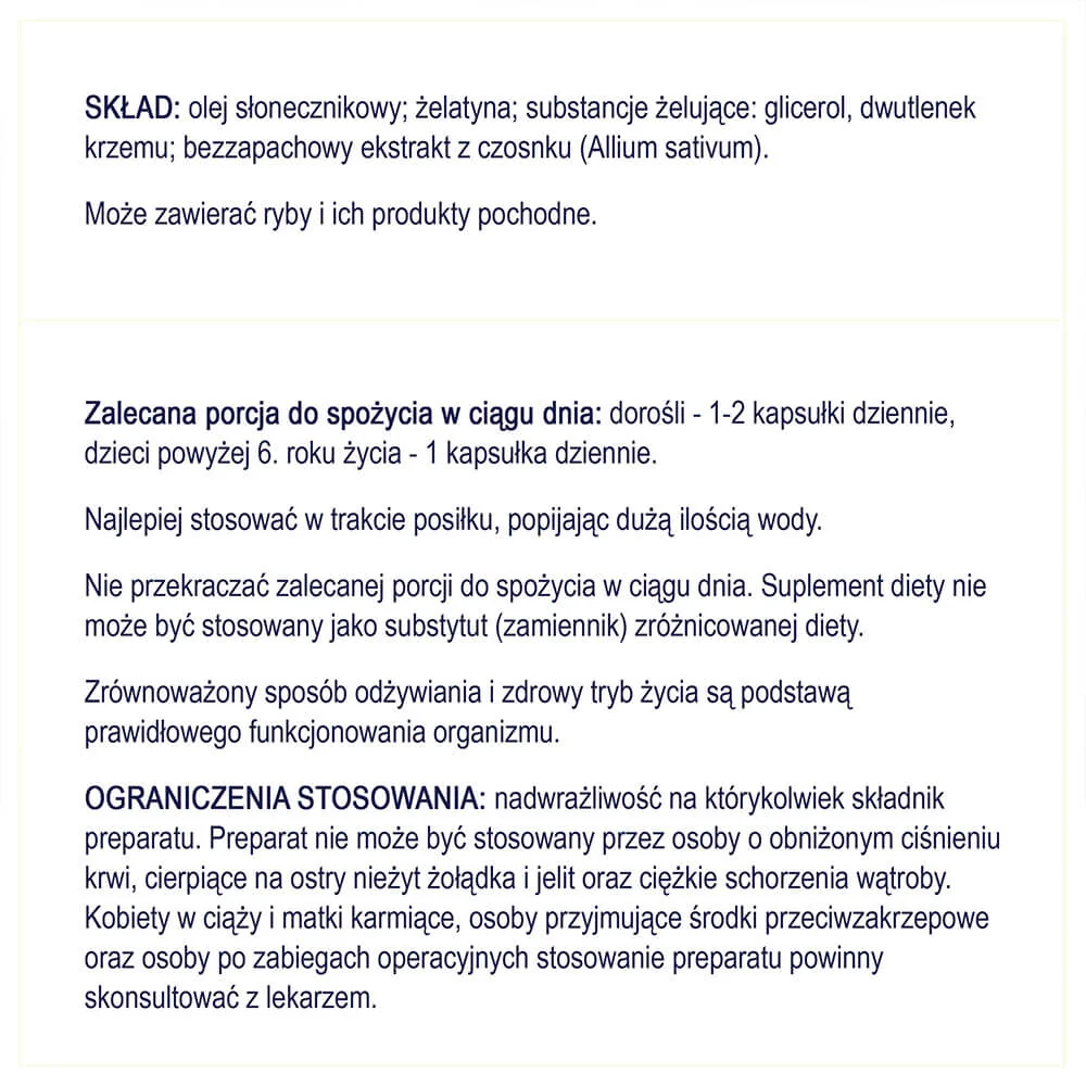 Naturell Czosnek max bezzapachowy suplement diety, 90 kapsulek
