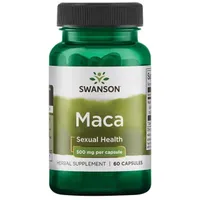 Swanson, Maca, 500 mg, suplement diety, 60 kapsułek