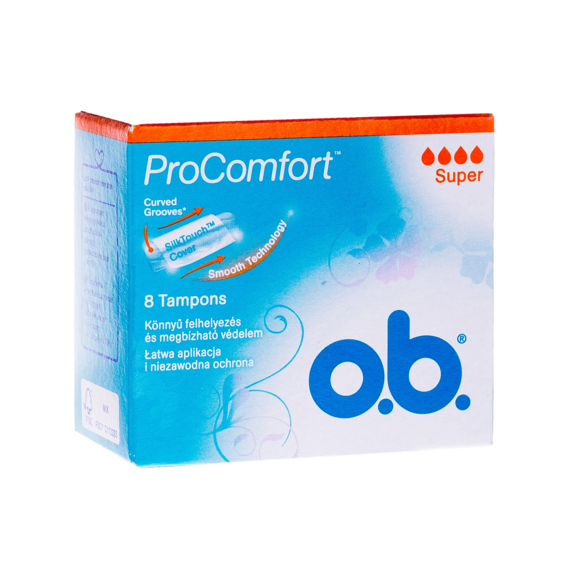 OB ProComfort Super, tampony higieniczne, 8 sztuk 