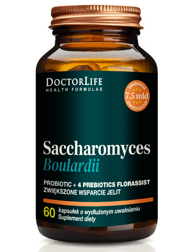 Doctor Life Saccharomyces boulardii 60 kapsułek