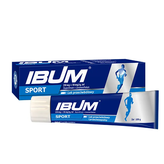 Ibum Sport, (50 mg + 30 mg)/g, żel, 100 g