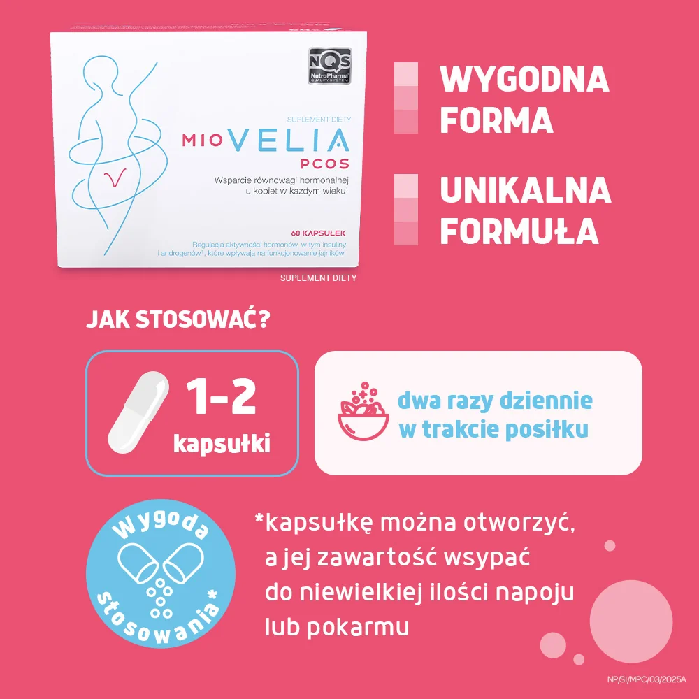 Miovelia PCOS 60 kapsułek