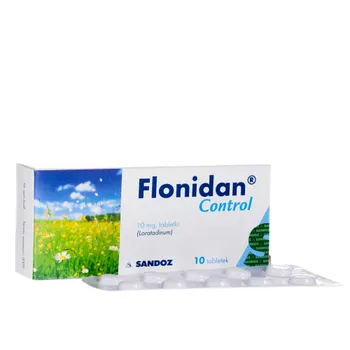 Flonidan Control 10 mg- lek przeciwalergiczny, 10 tabletek 