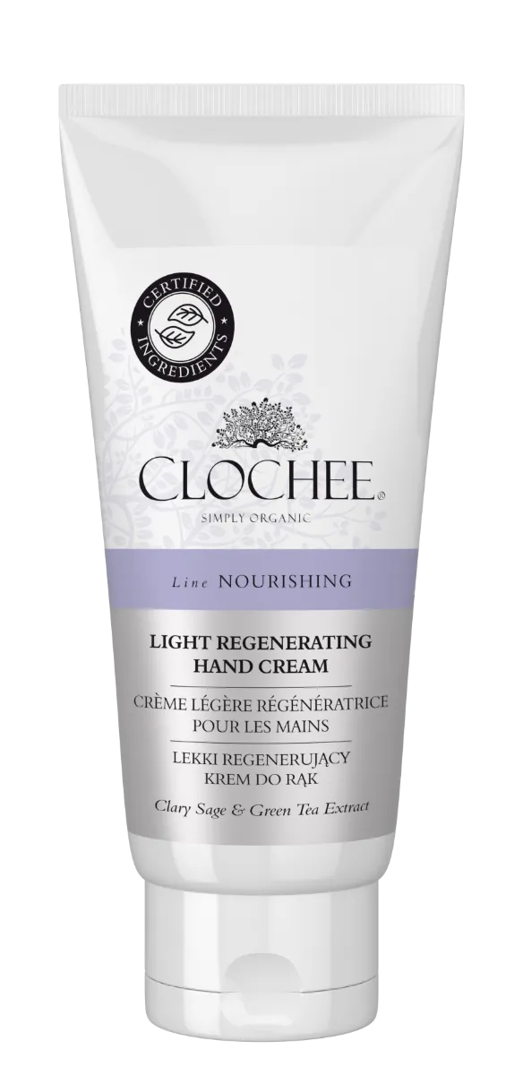 Clochee Simply Organic lekki regenerujący krem do rąk, 100 ml