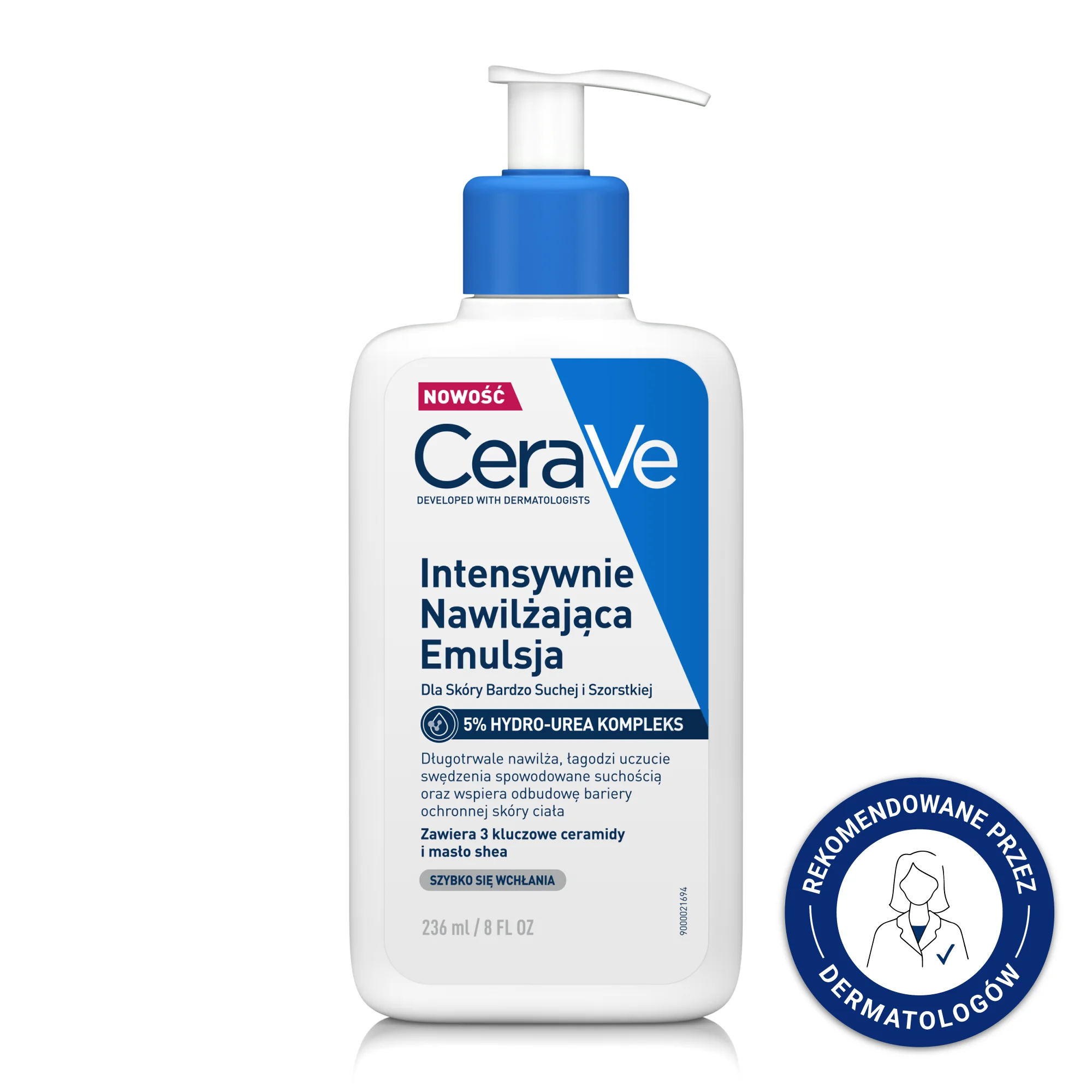 CeraVe emulsja intensywnie nawilżająca hydro-urea 5%, 236 ml