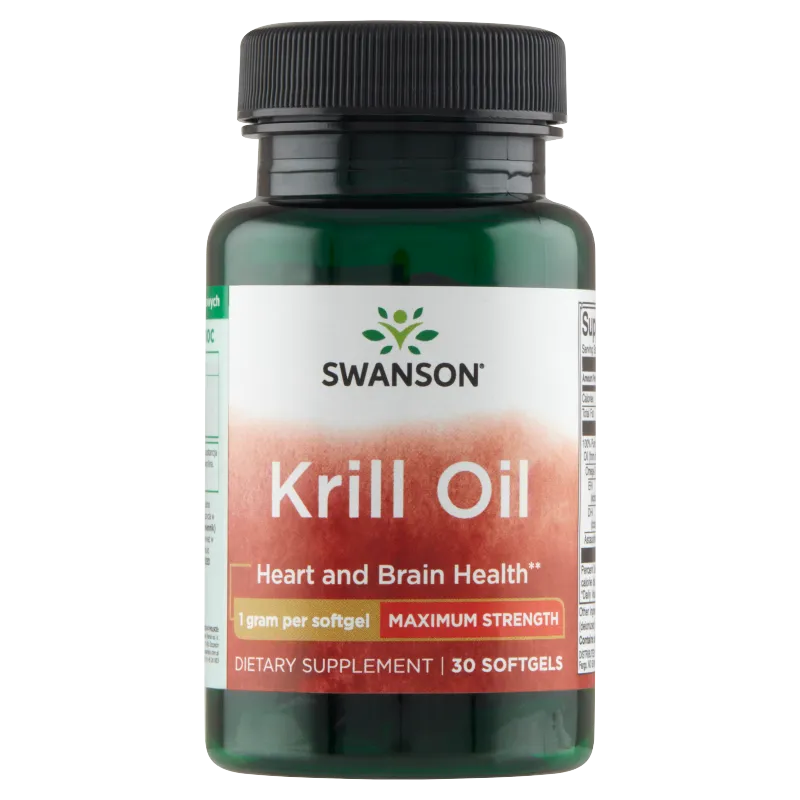 Swanson Krill Oil, suplement diety, 30 kapsułek