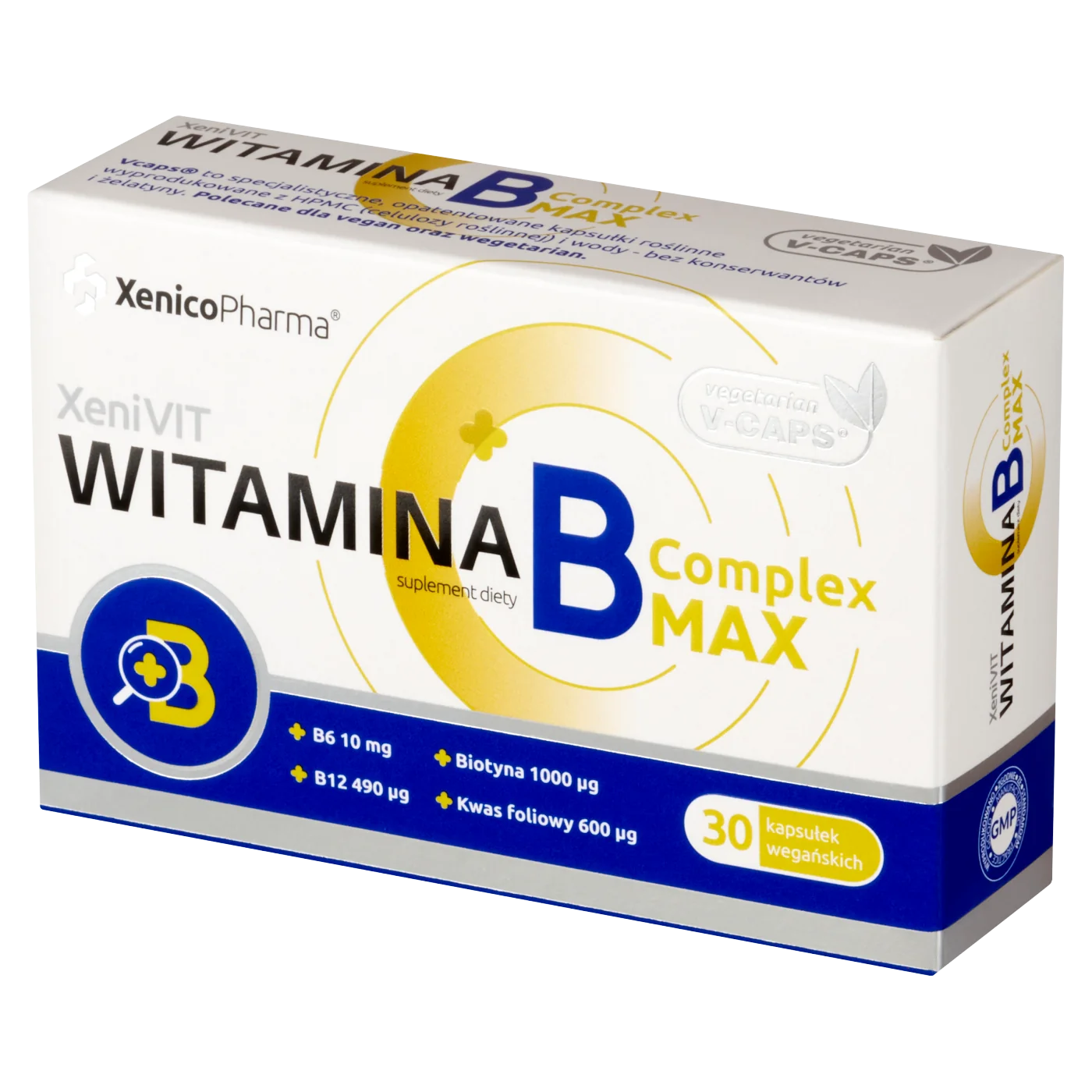 Witamina B Complex MAX suplement diety, 30 kapsułek